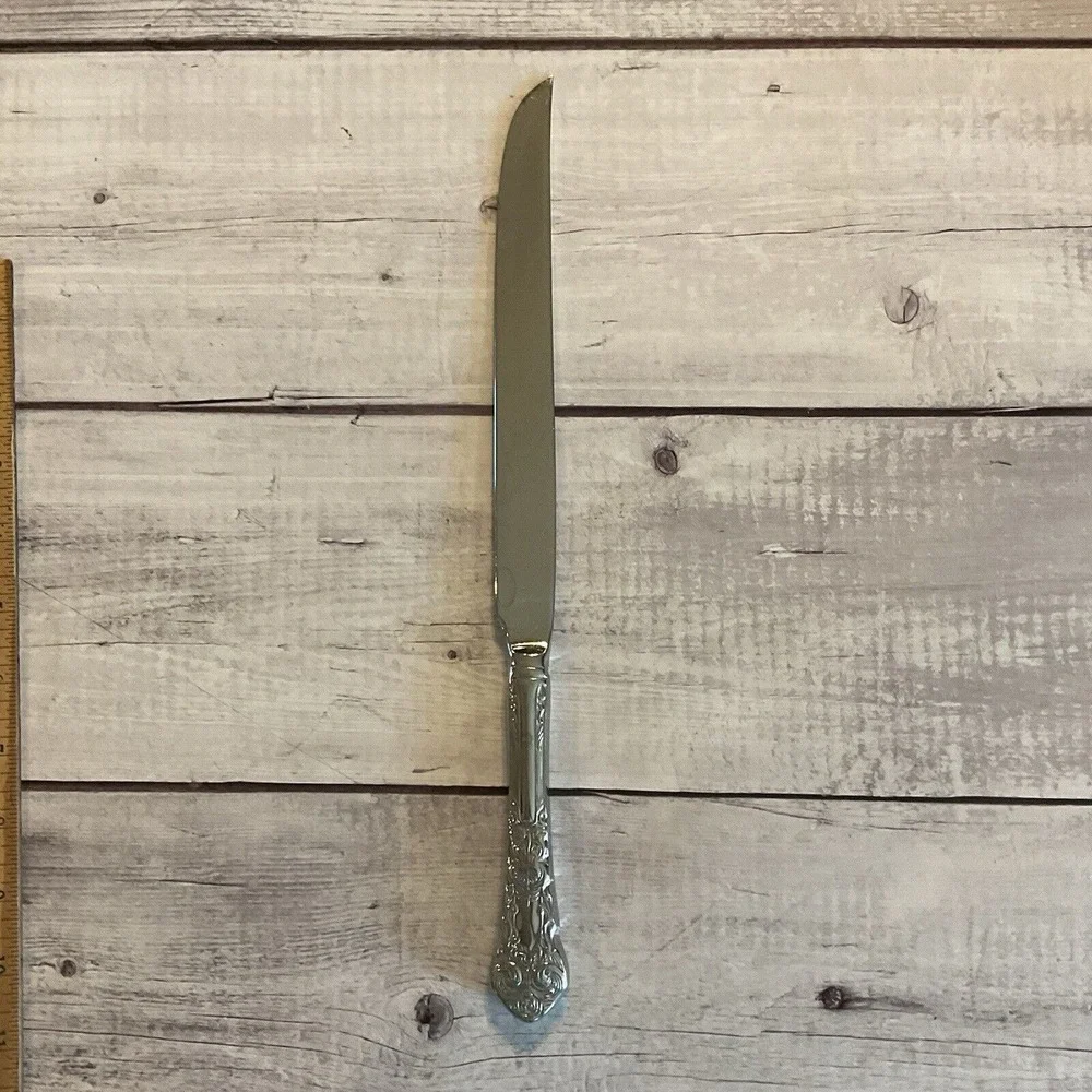 Reed & Barton Stainless Flatware Renaissance Carving Knife